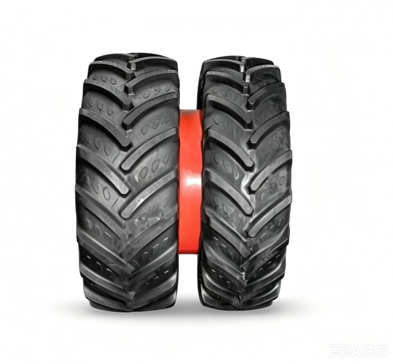 Tractor dual-wheel clamp